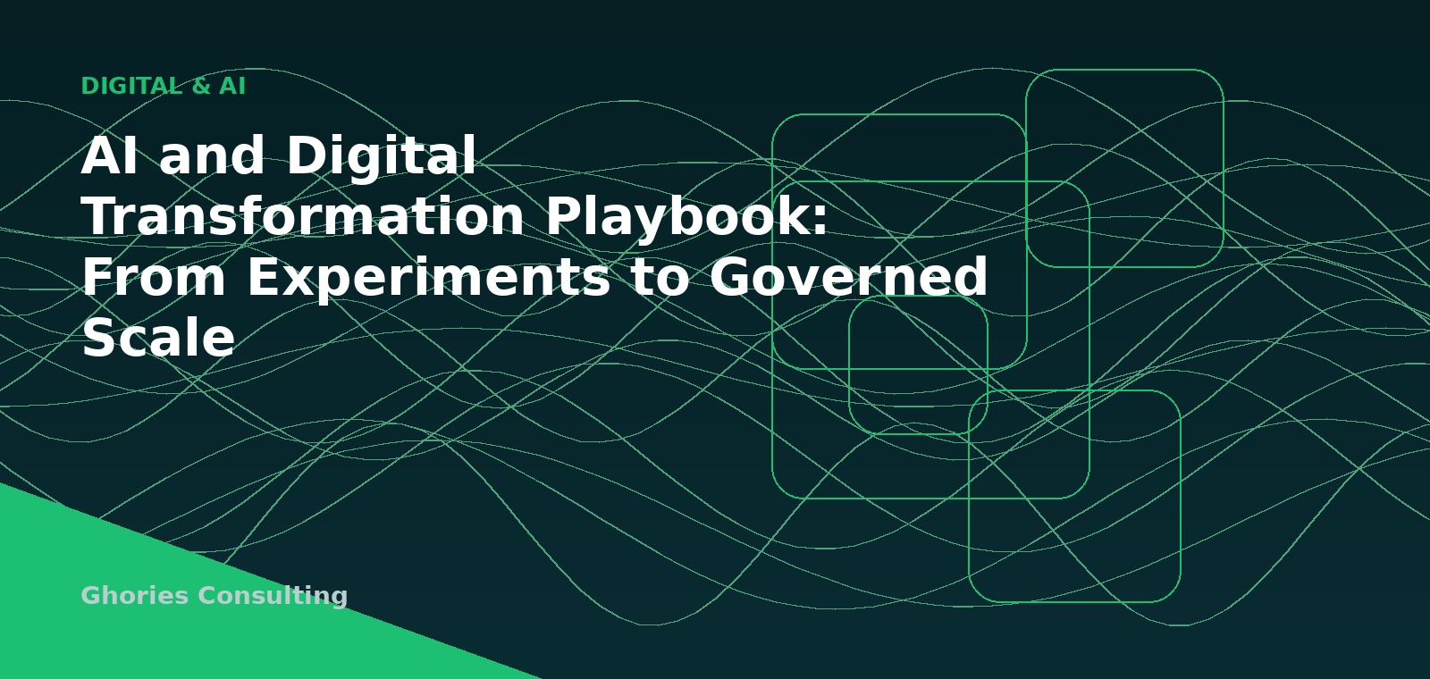 AI and Digital Transformation Playbook: From Experiments to Governed Scale cover image