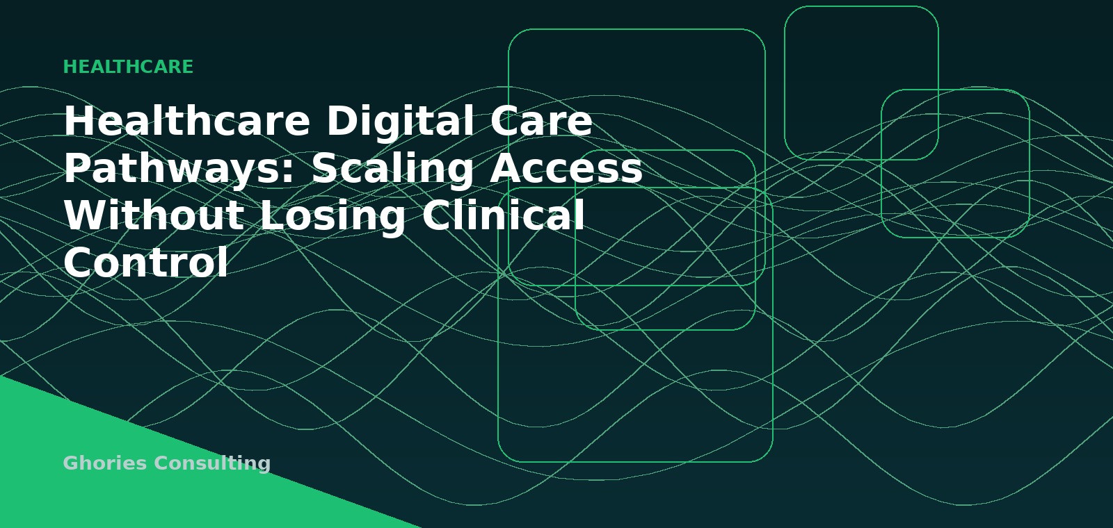 Healthcare Digital Care Pathways: Scaling Access Without Losing Clinical Control cover image