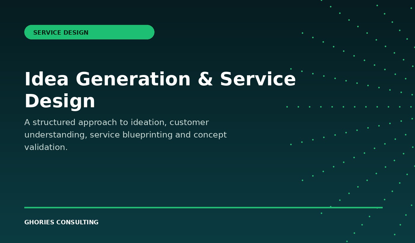 Idea Generation & Service Design: Turning Market Insight into Useful Service Concepts cover