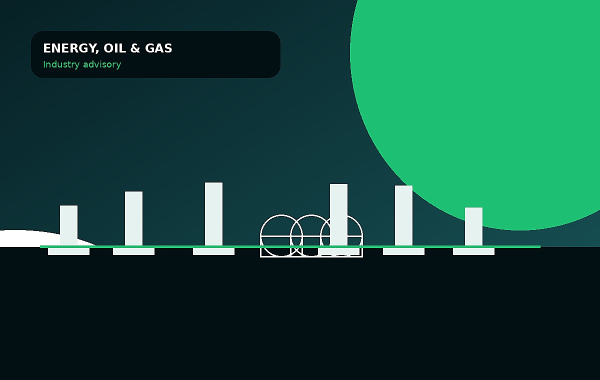 Energy, Oil & Gas advisory visual